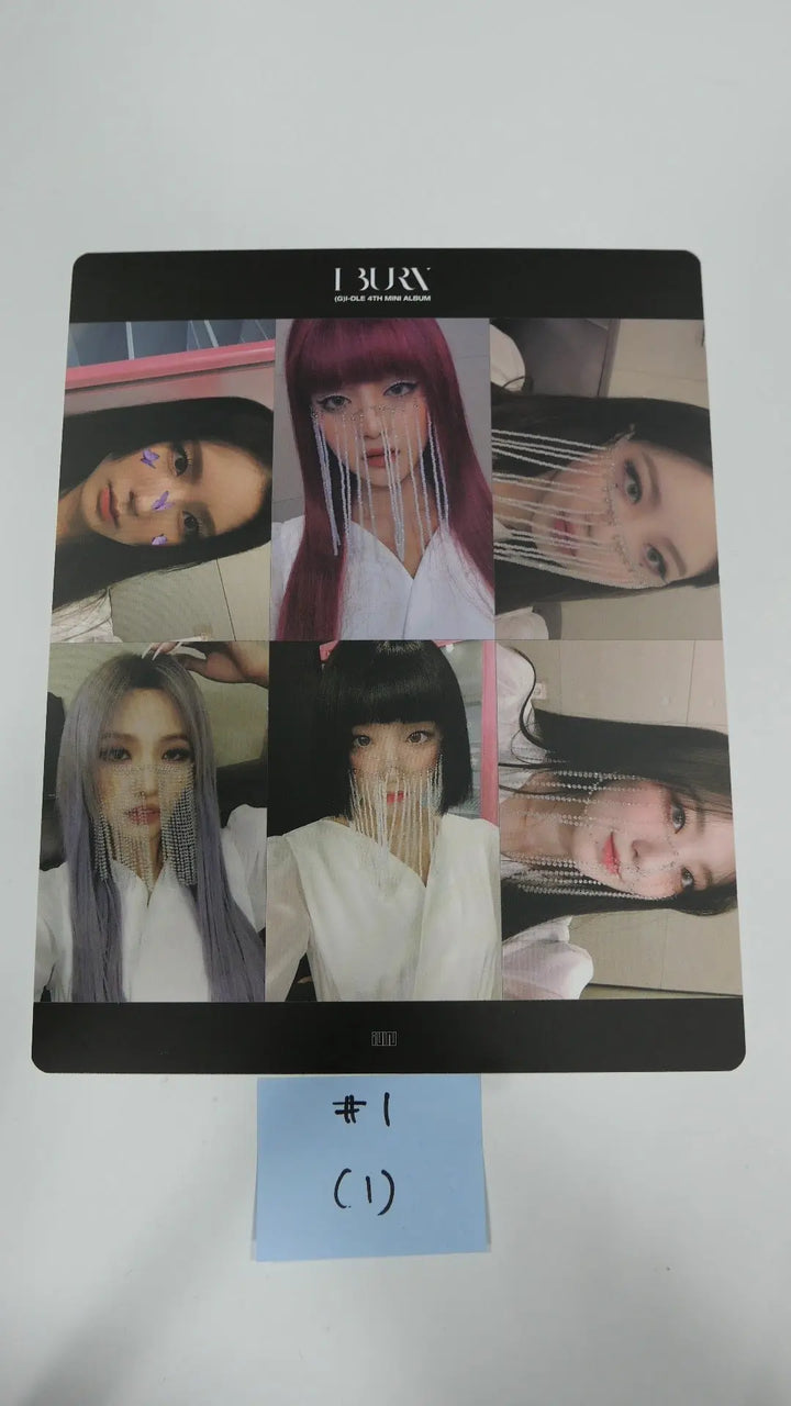 (g) I-DLE "I Burn" - Lucky Photocard - HALLYUSUPERSTORE