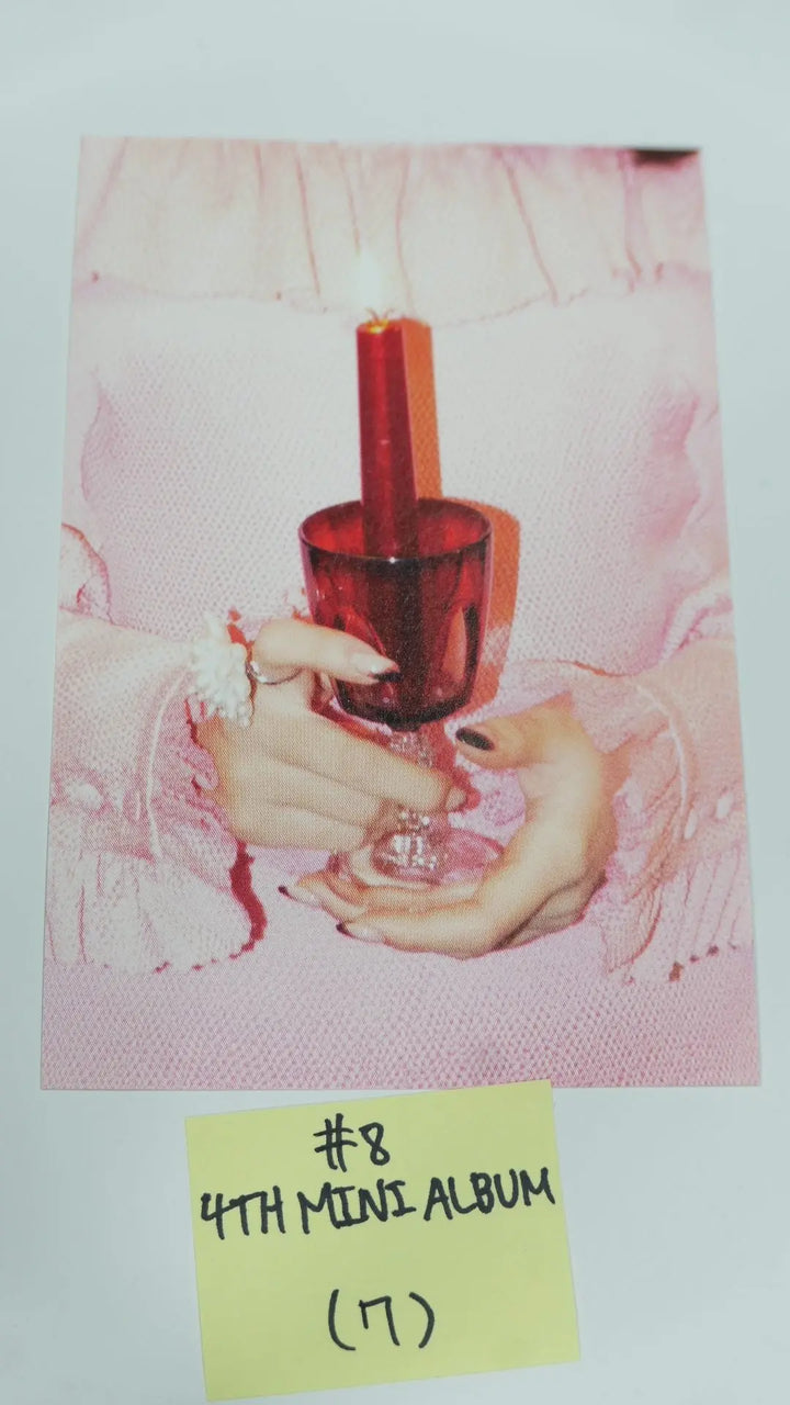 (g) I-DLE "I Burn" 4th Mini - Official Photocard, Postcard, Stickers - YUQI - HALLYUSUPERSTORE