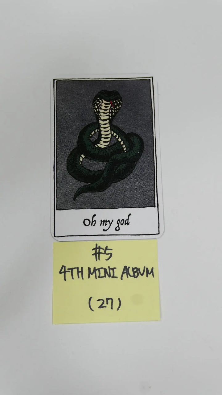 (g) I-DLE "I Burn" 4th Mini - Official Photocard, Postcard, Stickers - Miyeon - HALLYUSUPERSTORE