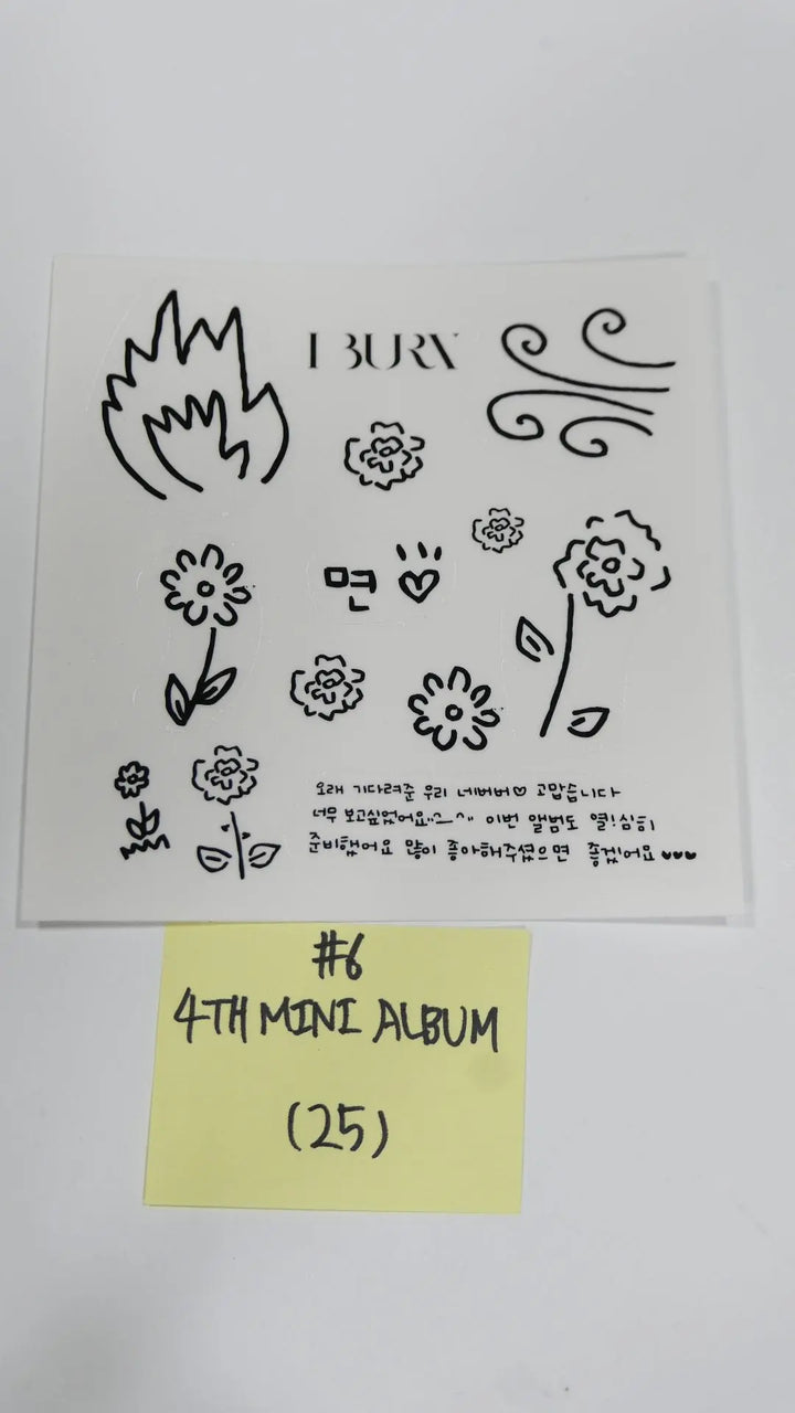 (g) I-DLE "I Burn" 4th Mini - Official Photocard, Postcard, Stickers - Miyeon - HALLYUSUPERSTORE