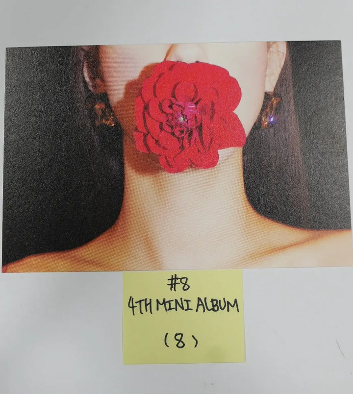 (g) I-DLE "I Burn" 4th Mini - Official Photocard, Postcard, Stickers - Miyeon - HALLYUSUPERSTORE