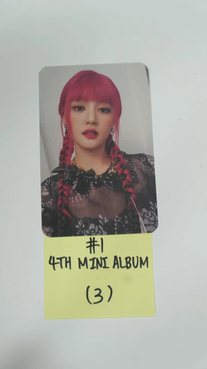 (g) I-DLE "I Burn" 4th Mini - Official Photocard, Postcard, Stickers - Minnie - HALLYUSUPERSTORE