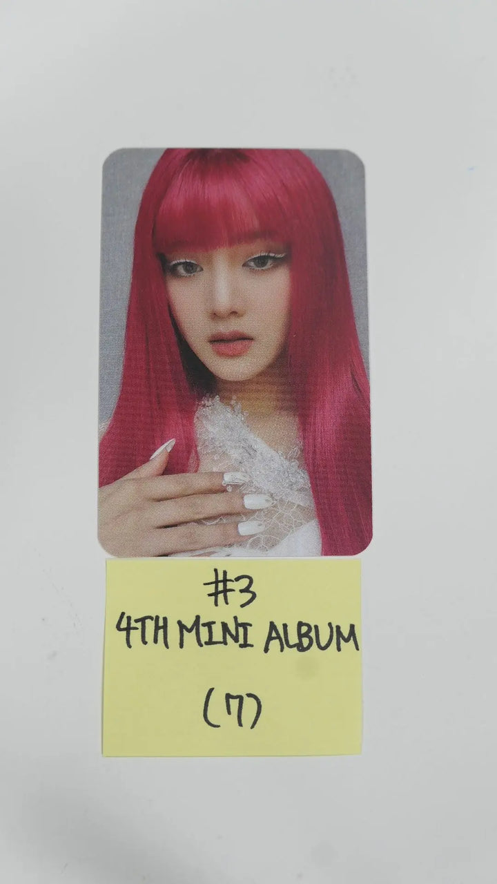 (g) I-DLE "I Burn" 4th Mini - Official Photocard, Postcard, Stickers - Minnie - HALLYUSUPERSTORE
