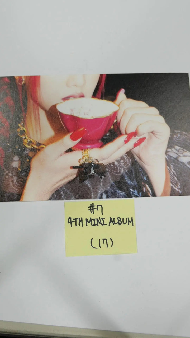 (g) I-DLE "I Burn" 4th Mini - Official Photocard, Postcard, Stickers - Minnie - HALLYUSUPERSTORE