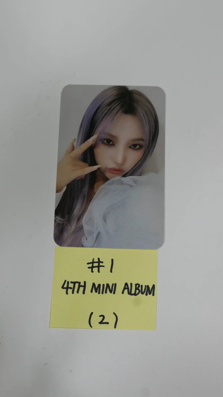 (g) I-DLE "I Burn" 4th Mini - Official Photocard, Postcard, Stickers - Soyeon - HALLYUSUPERSTORE