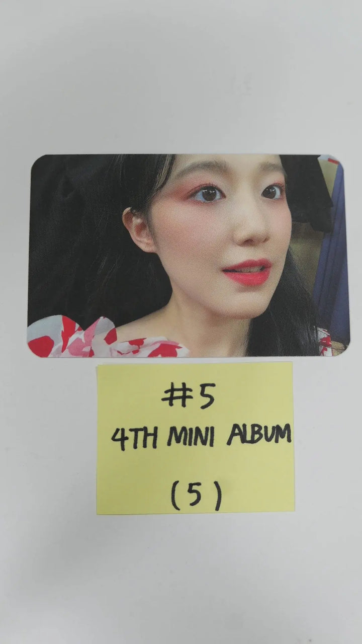(g) I-DLE "I Burn" 4th Mini - Official Photocard, Postcard, Stickers - Shuhua - HALLYUSUPERSTORE
