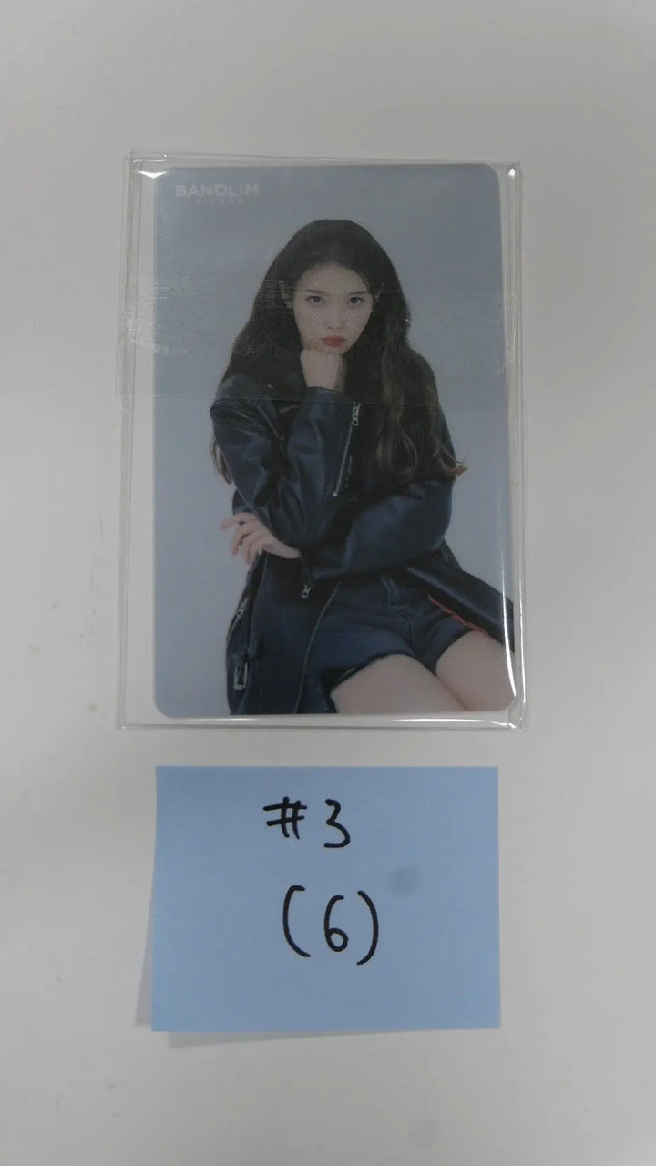 IU - BANOLIM PIZZA EVENT PLASTIC AR PHOTOCARD - HALLYUSUPERSTORE