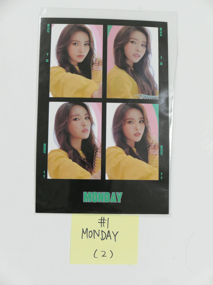 Weeekly "We Play" 3rd mini - Official Postcard (updated 3.31) - HALLYUSUPERSTORE