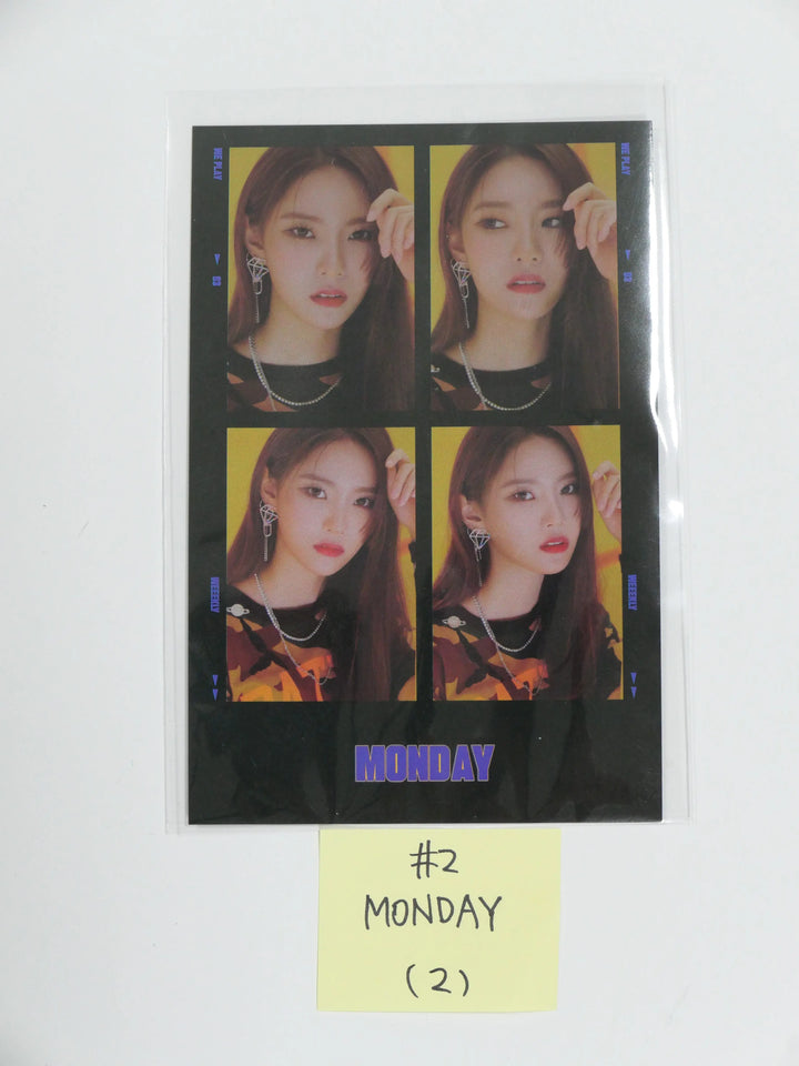 Weeekly "We Play" 3rd mini - Official Postcard (updated 3.31) - HALLYUSUPERSTORE