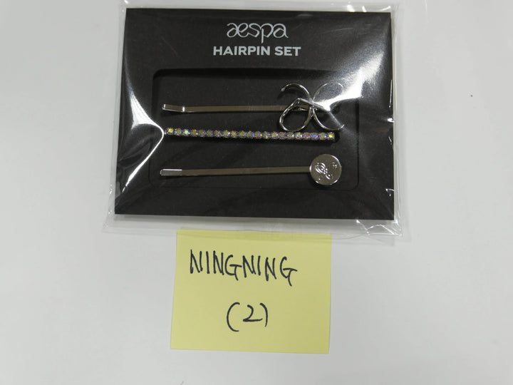 AESPA SMTOWN OFFICIAL GOODS - Grip Tok, Key Ring, Hair Pin Set - HALLYUSUPERSTORE