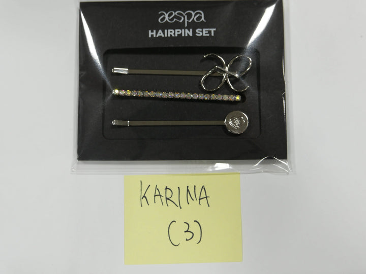 AESPA SMTOWN OFFICIAL GOODS - Grip Tok, Key Ring, Hair Pin Set - HALLYUSUPERSTORE
