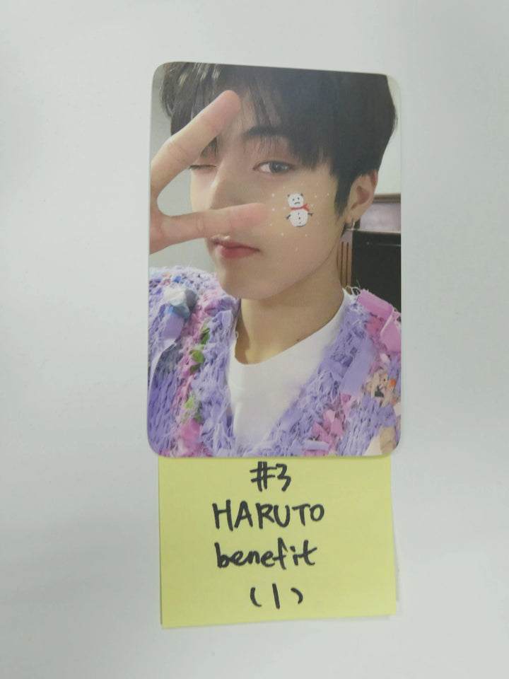 Treasure The First Step - Pre Order Photocard - Haruto - HALLYUSUPERSTORE