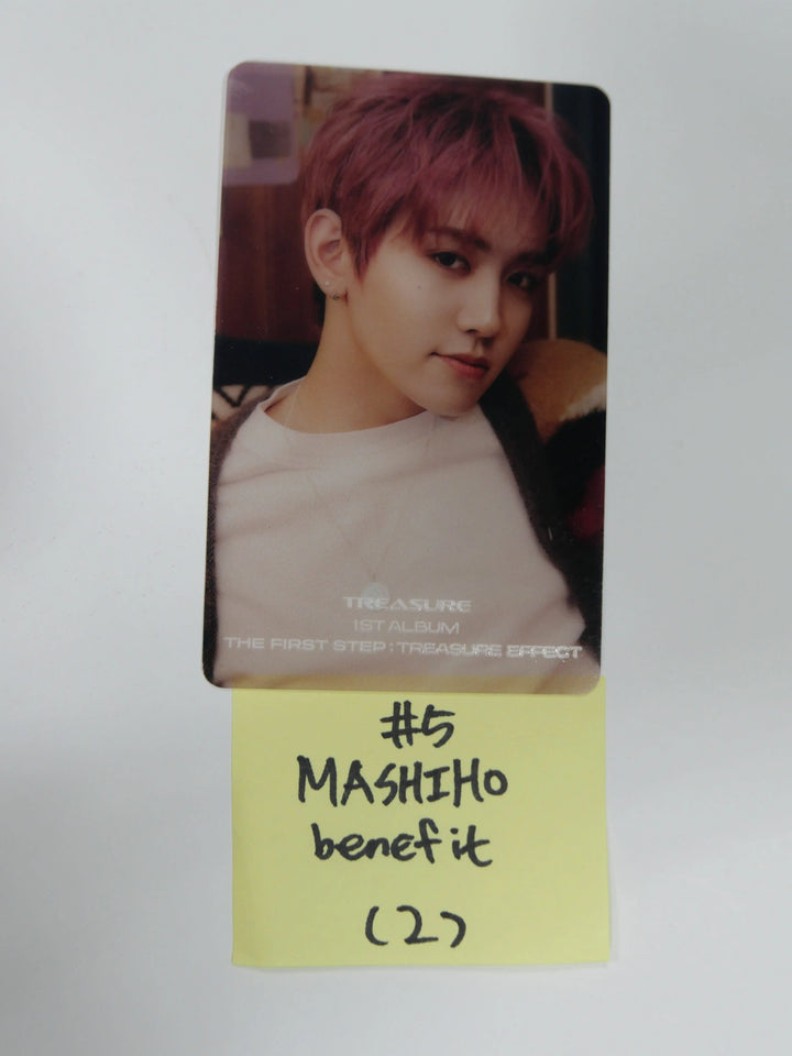 Treasure The First Step - Pre Order Photocard - Mashiho - HALLYUSUPERSTORE
