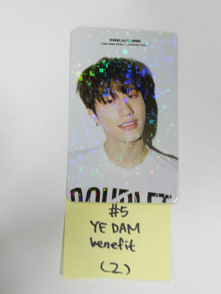 Treasure The First Step - Pre Order Photocard - Yedam - HALLYUSUPERSTORE