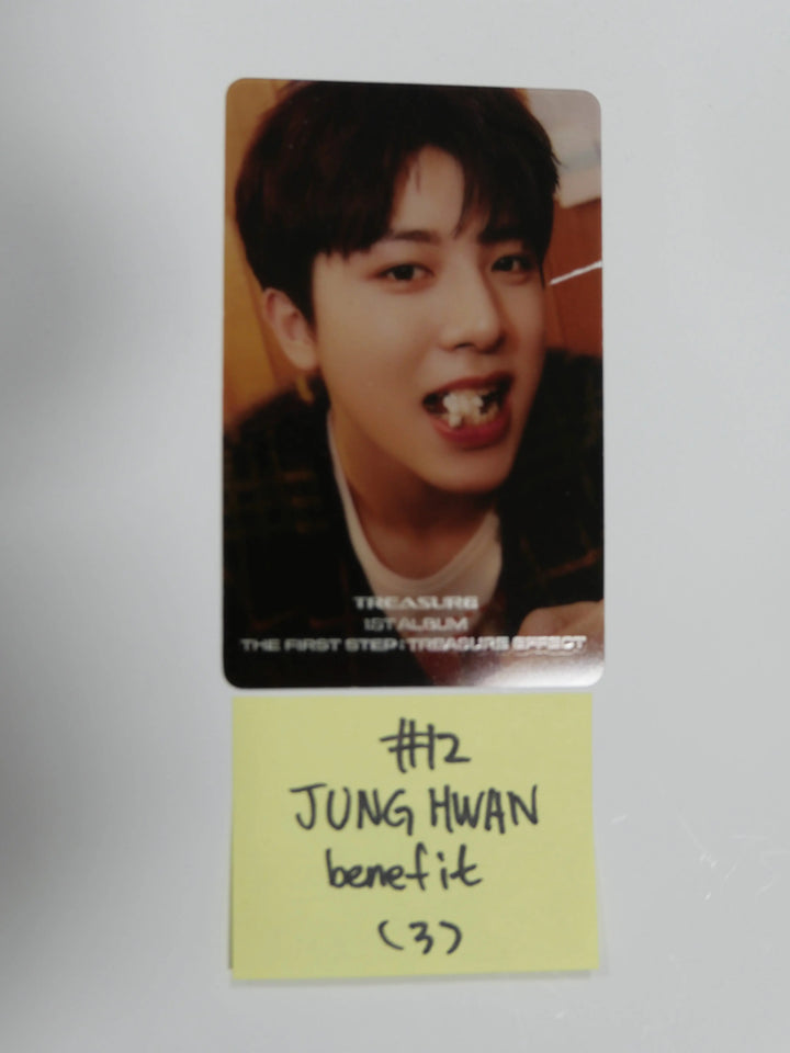 Treasure The First Step - Pre Order Photocard - Jung Hwan - HALLYUSUPERSTORE