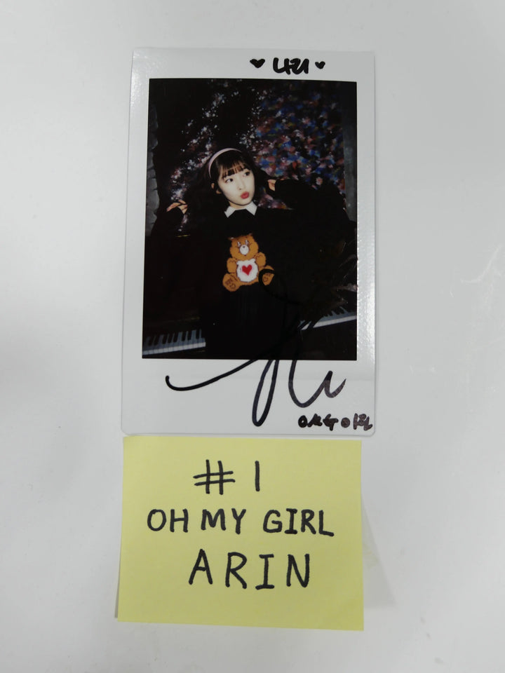 Girl Group Member's Hand Autographed Polaroid - HALLYUSUPERSTORE