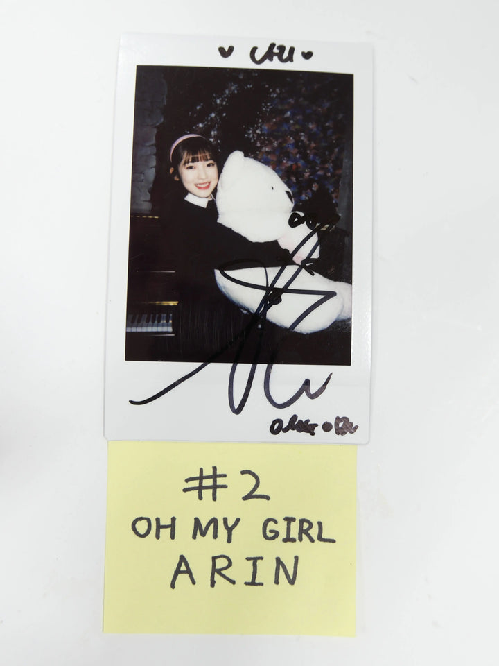 Girl Group Member's Hand Autographed Polaroid - HALLYUSUPERSTORE