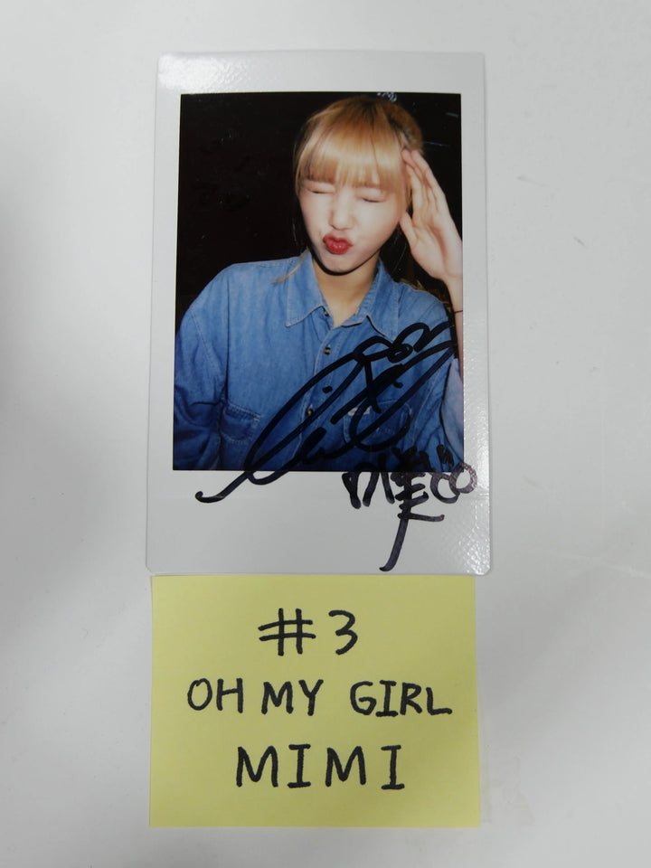 Girl Group Member's Hand Autographed Polaroid - HALLYUSUPERSTORE