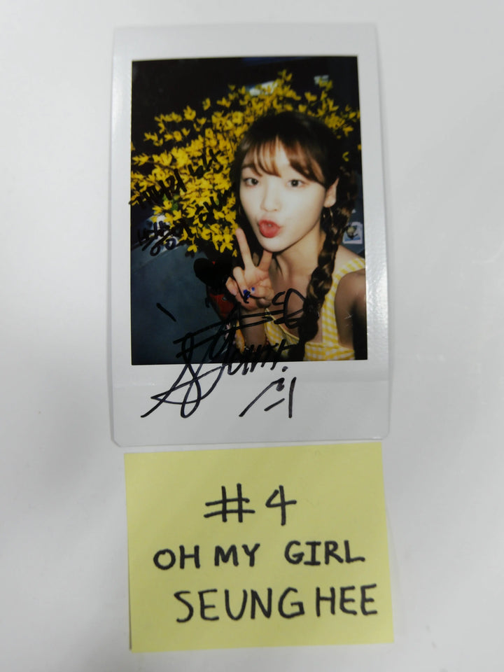 Girl Group Member's Hand Autographed Polaroid - HALLYUSUPERSTORE
