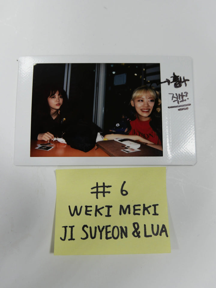 Girl Group Member's Hand Autographed Polaroid - HALLYUSUPERSTORE