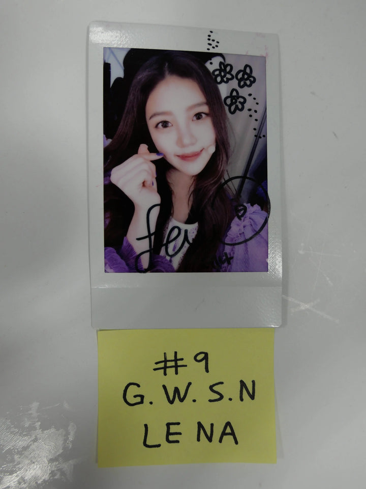 Girl Group Member's Hand Autographed Polaroid - HALLYUSUPERSTORE