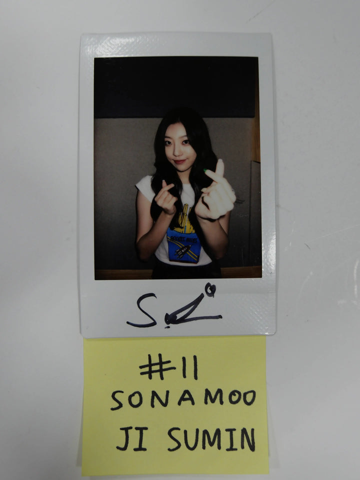 Girl Group Member's Hand Autographed Polaroid - HALLYUSUPERSTORE