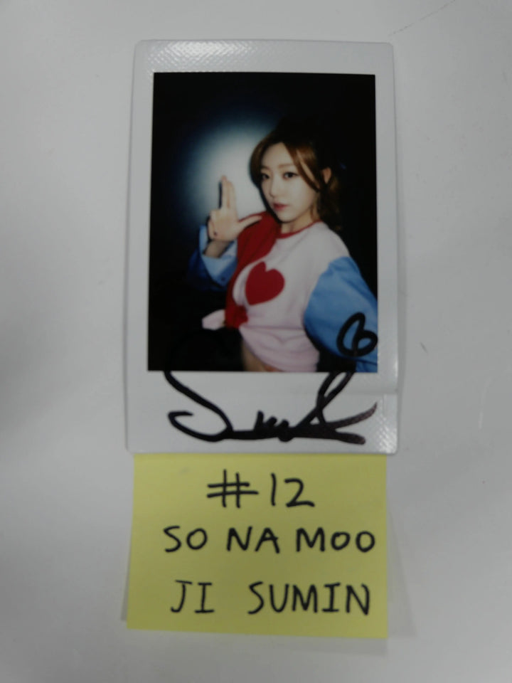 Girl Group Member's Hand Autographed Polaroid - HALLYUSUPERSTORE