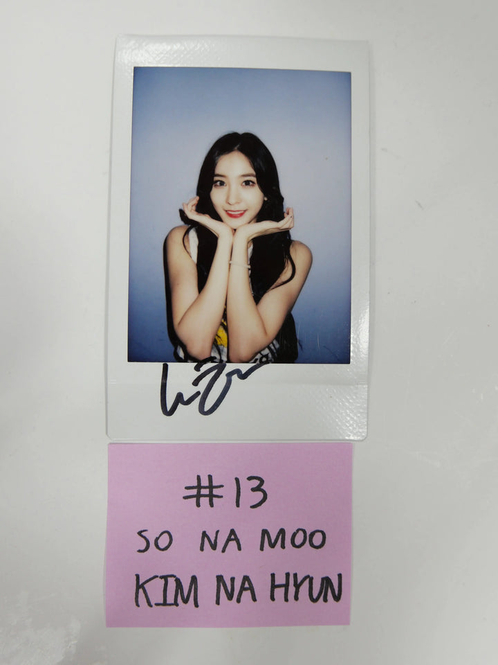 Girl Group Member's Hand Autographed Polaroid - HALLYUSUPERSTORE
