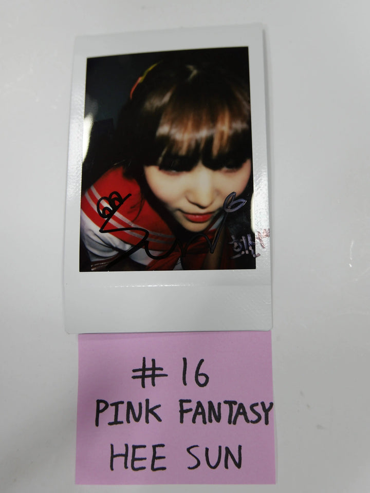 Girl Group Member's Hand Autographed Polaroid - HALLYUSUPERSTORE