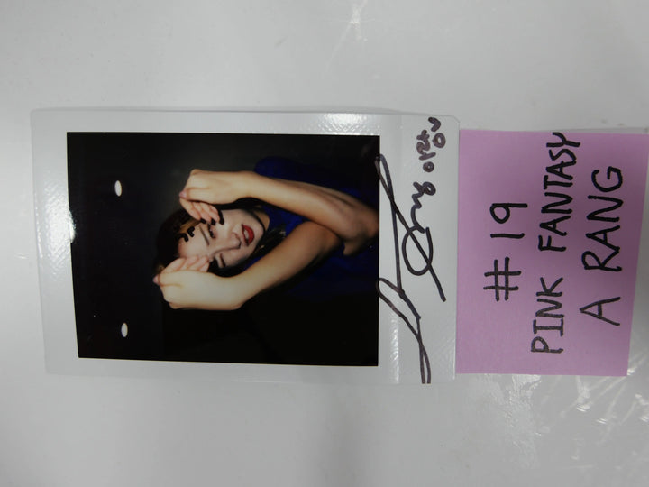 Girl Group Member's Hand Autographed Polaroid - HALLYUSUPERSTORE