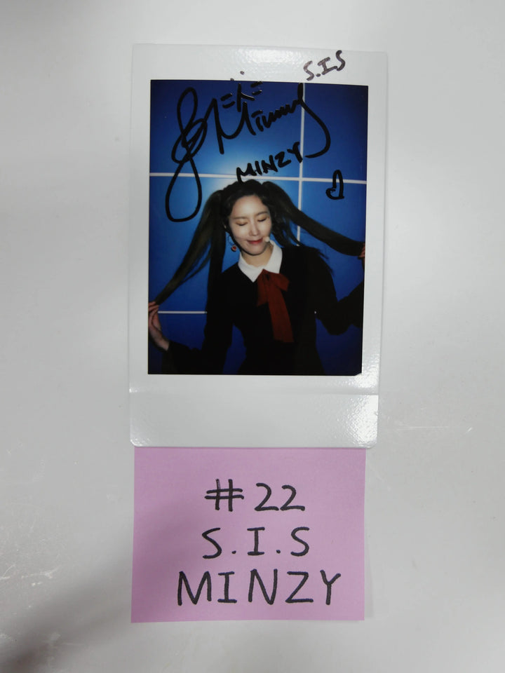 Girl Group Member's Hand Autographed Polaroid - HALLYUSUPERSTORE
