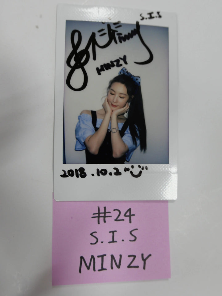 Girl Group Member's Hand Autographed Polaroid - HALLYUSUPERSTORE