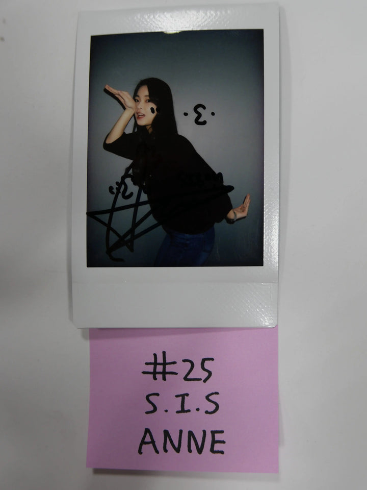 Girl Group Member's Hand Autographed Polaroid - HALLYUSUPERSTORE