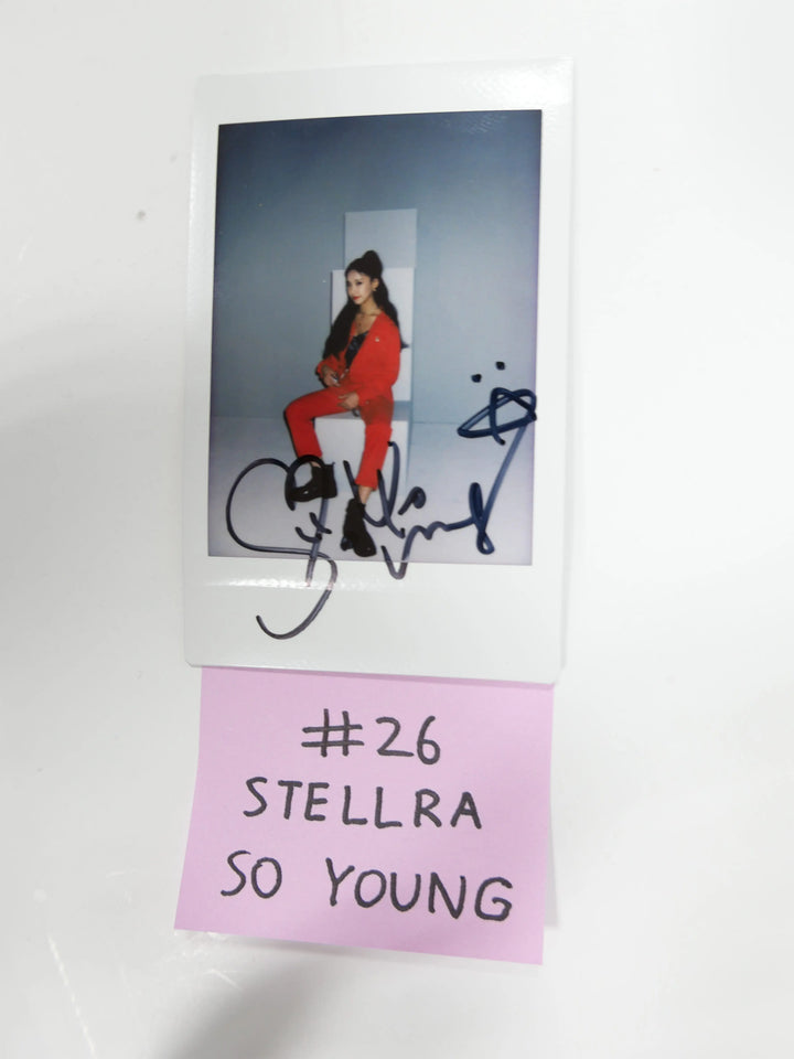 Girl Group Member's Hand Autographed Polaroid - HALLYUSUPERSTORE