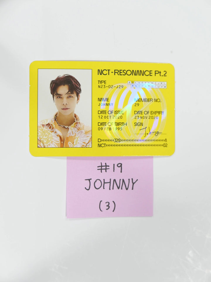 NCT U RESONANCE PT 1-2 Official Photocard - HALLYUSUPERSTORE
