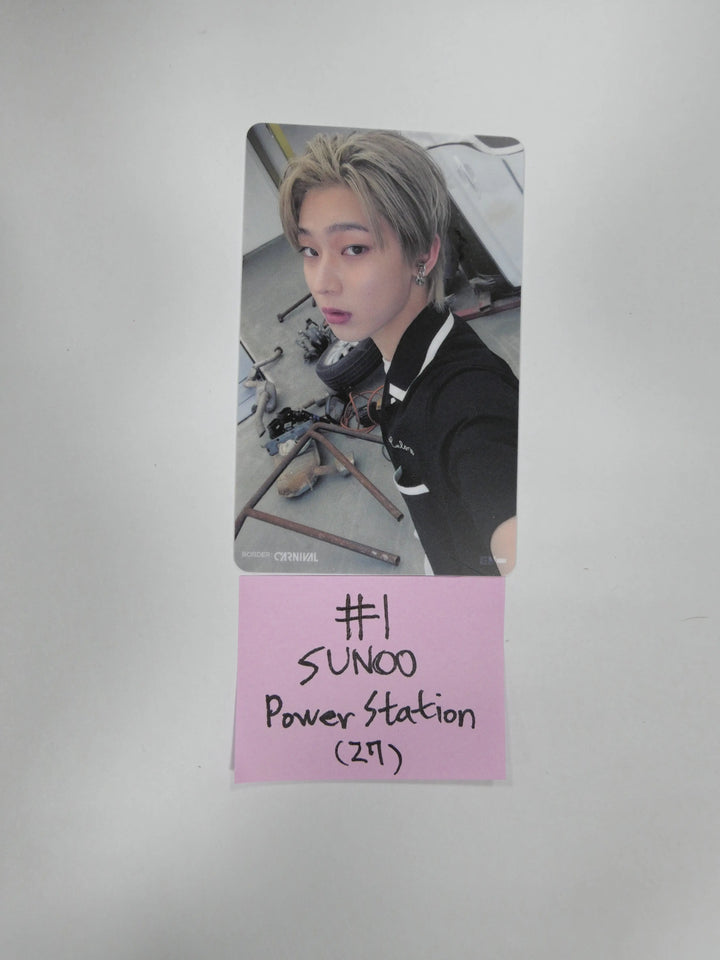 Enhypen 'Border Carnival' - Lucky Draw Photo Card (Powerstation) - HALLYUSUPERSTORE