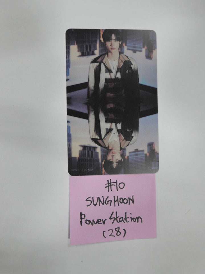 Enhypen 'Border Carnival' - Lucky Draw Photo Card (Powerstation) - HALLYUSUPERSTORE