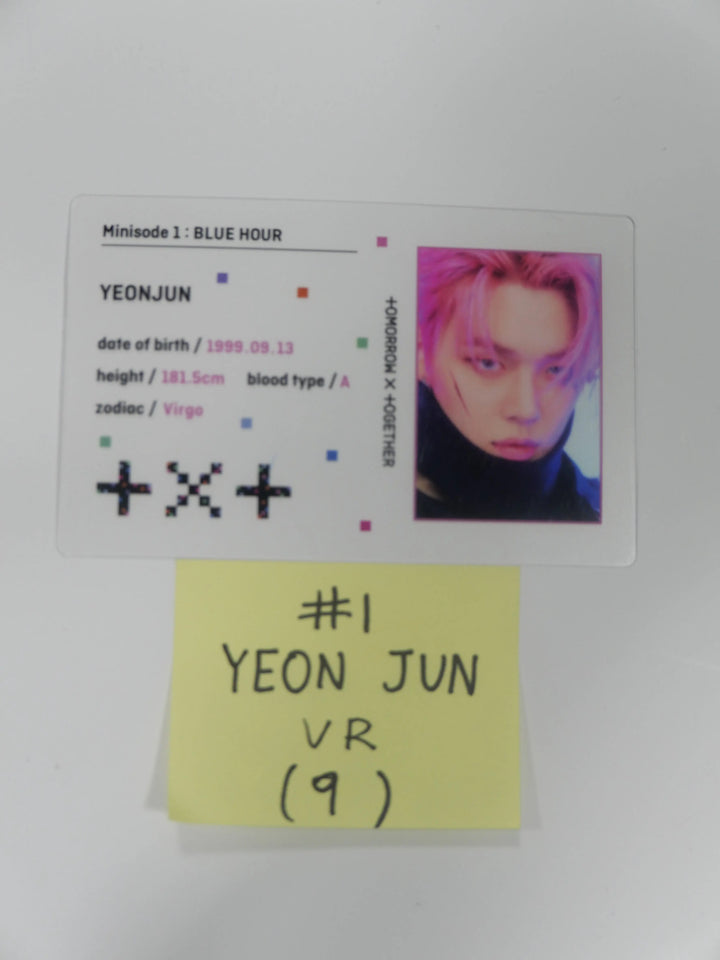 TXT - Tomorrow X Together - 'Blue Hour' Official ( Luckydraw ) PHOTOCARD - HALLYUSUPERSTORE