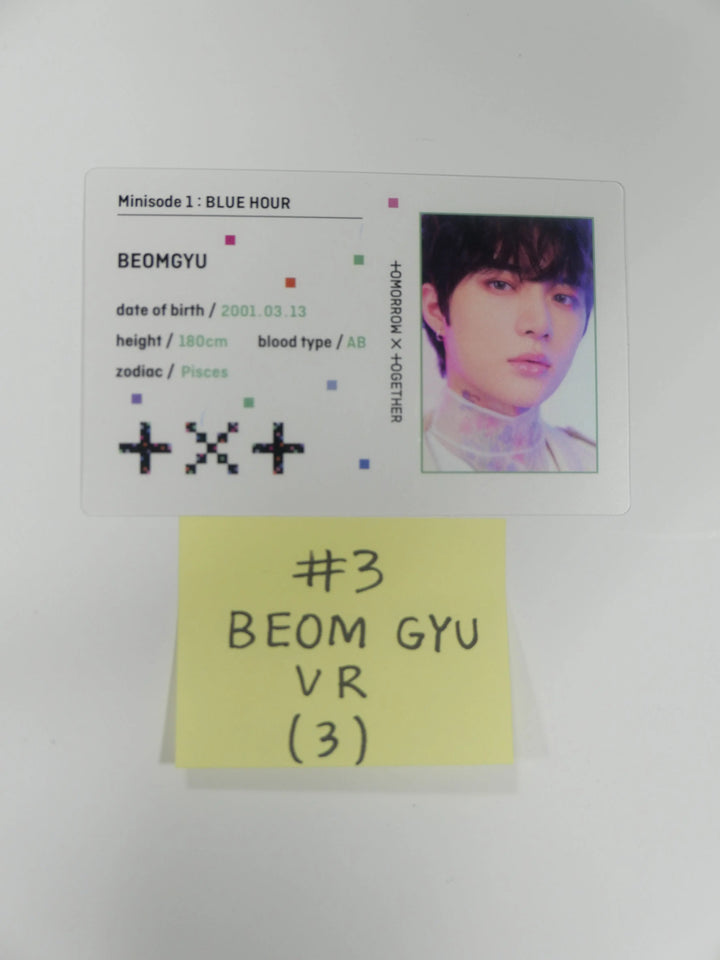 TXT - Tomorrow X Together - 'Blue Hour' Official ( Luckydraw ) PHOTOCARD - HALLYUSUPERSTORE