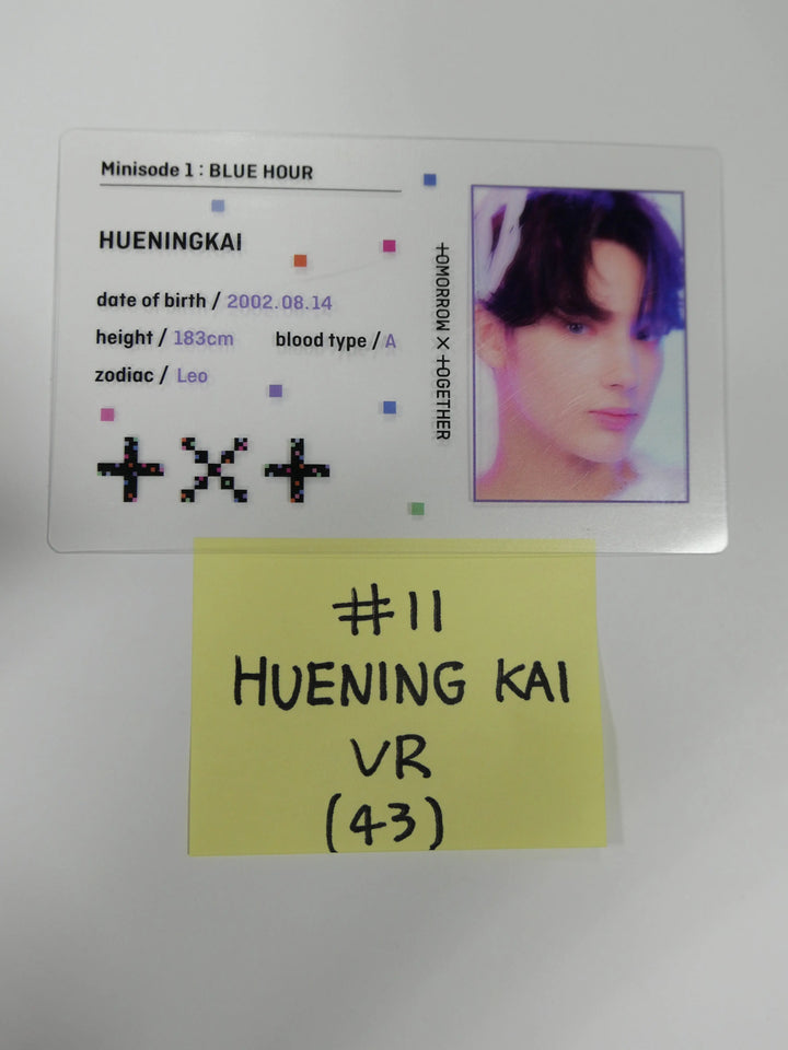 TXT - Tomorrow X Together - 'Blue Hour' Official ( Luckydraw ) PHOTOCARD - HALLYUSUPERSTORE