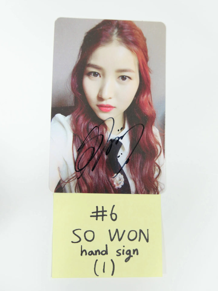 Gfriend Broadcast, Hand Autographed Photocard (OLD) - HALLYUSUPERSTORE
