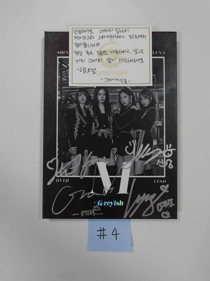 G-REYISH "M" 1st Mini - Hand Autographed(Signed) Album - HALLYUSUPERSTORE