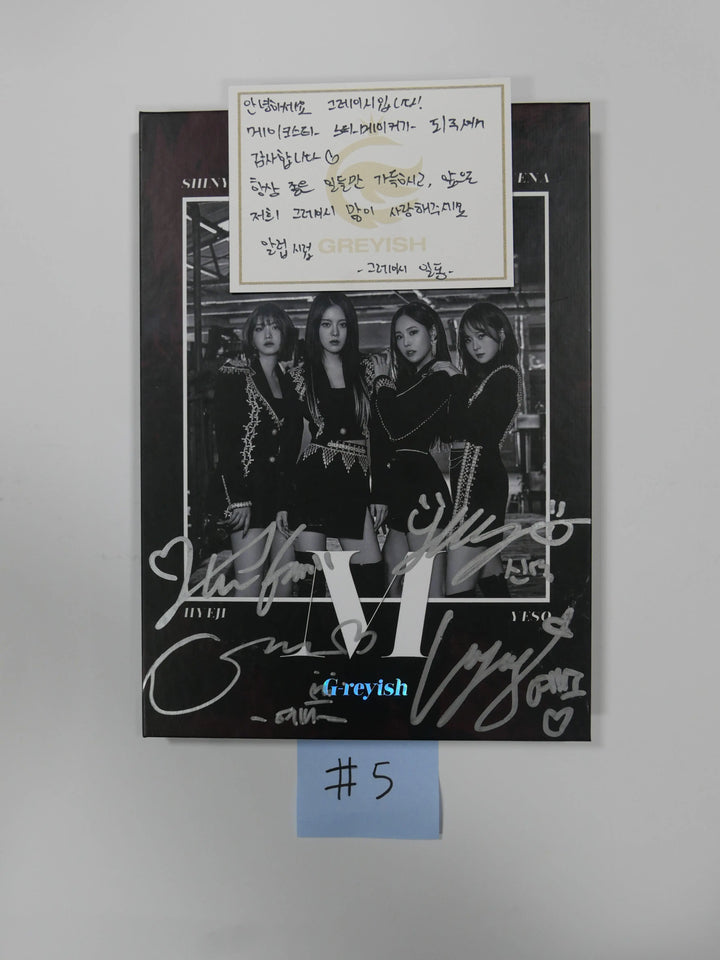 G-REYISH "M" 1st Mini - Hand Autographed(Signed) Album - HALLYUSUPERSTORE