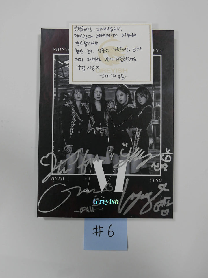 G-REYISH "M" 1st Mini - Hand Autographed(Signed) Album - HALLYUSUPERSTORE