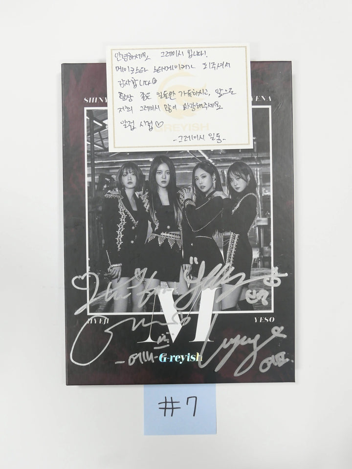G-REYISH "M" 1st Mini - Hand Autographed(Signed) Album - HALLYUSUPERSTORE