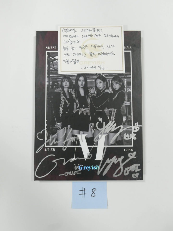 G-REYISH "M" 1st Mini - Hand Autographed(Signed) Album - HALLYUSUPERSTORE