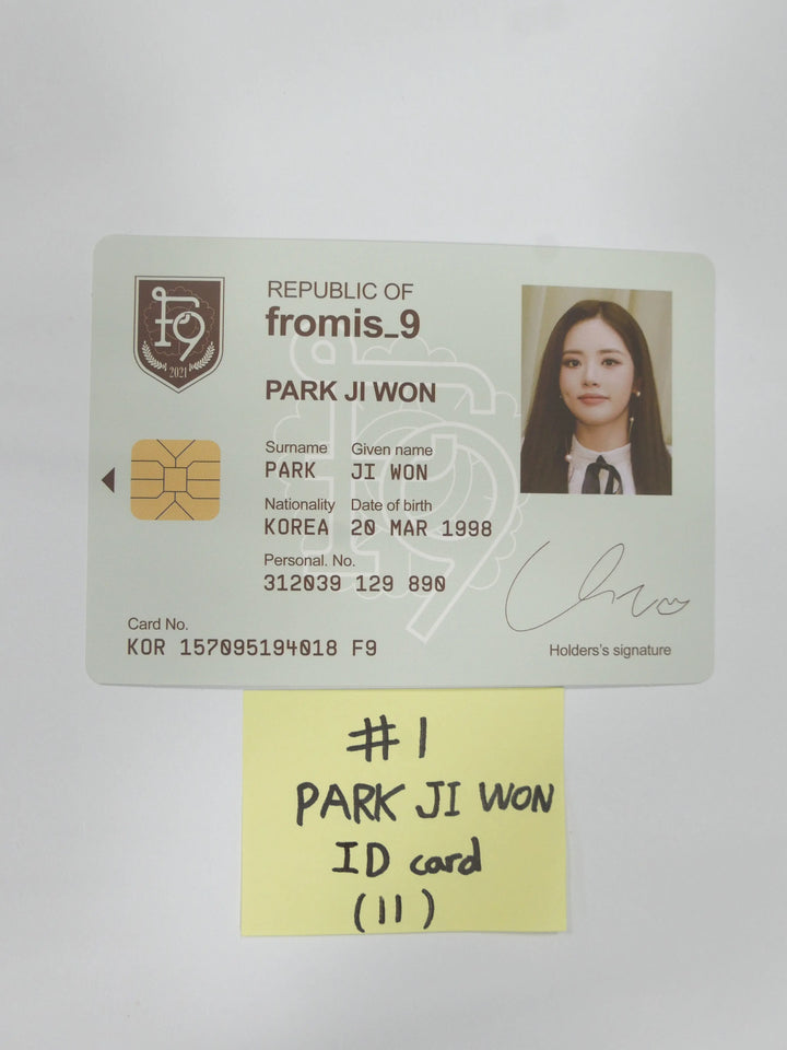 Fromis_9 "9 Way Ticket" - Official Postcard & ID Card (updated 5-26) - HALLYUSUPERSTORE