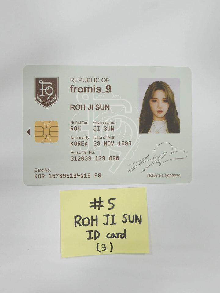 Fromis_9 "9 Way Ticket" - Official Postcard & ID Card (updated 5-26) - HALLYUSUPERSTORE