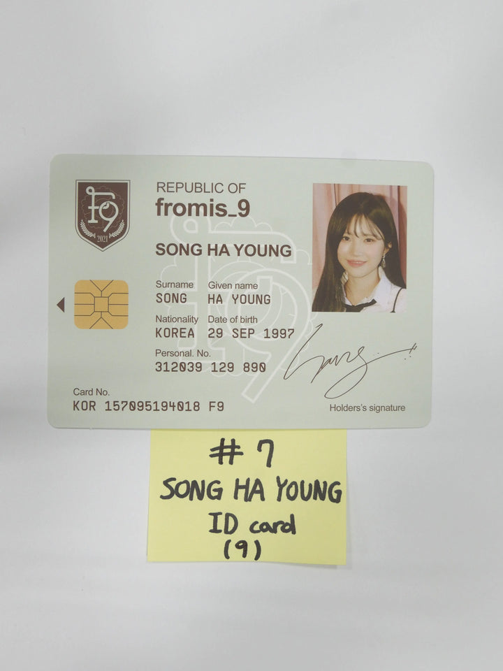 Fromis_9 "9 Way Ticket" - Official Postcard & ID Card (updated 5-26) - HALLYUSUPERSTORE