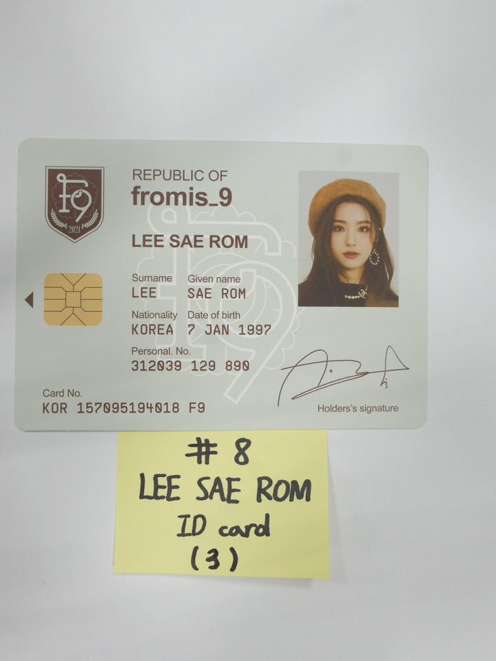 Fromis_9 "9 Way Ticket" - Official Postcard & ID Card (updated 5-26) - HALLYUSUPERSTORE
